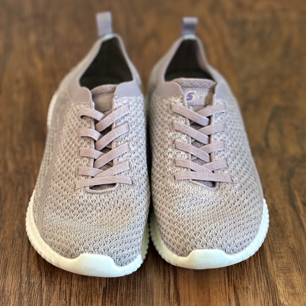 Skechers Light Purple Knit Sneakers